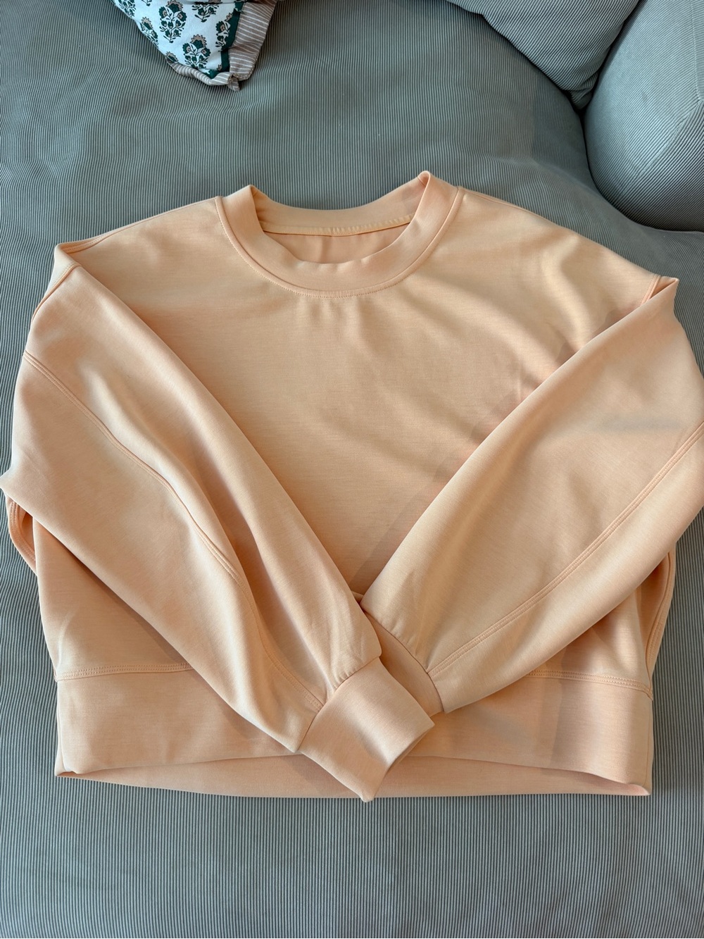 lululemon athletica Peach Crew Pullover Sweatshirt